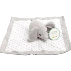 Pearhead Baby - Cobertor de segurança, Brinquedo aconchegante, Bicho de pelúcia, Elefante cinza adorável