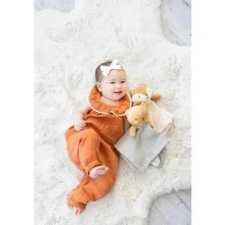 Pearhead Baby - Cobertor de segurança, Brinquedo de pelúcia aconchegante, Urso adorável