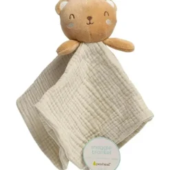 Pearhead Baby - Cobertor de segurança, Brinquedo de pelúcia aconchegante, Urso adorável