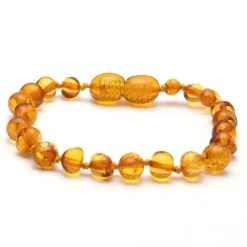 Pedra Âmbar - Pulseira Âmbar Barroco 17