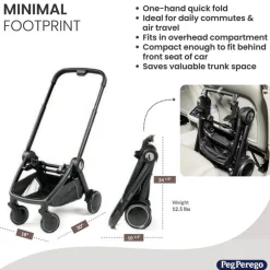 Peg Perego - City Loop Infant Car Seat & Stroller Combo with Primo Viaggio 4-35 Urban Mobility Infant Car Seat