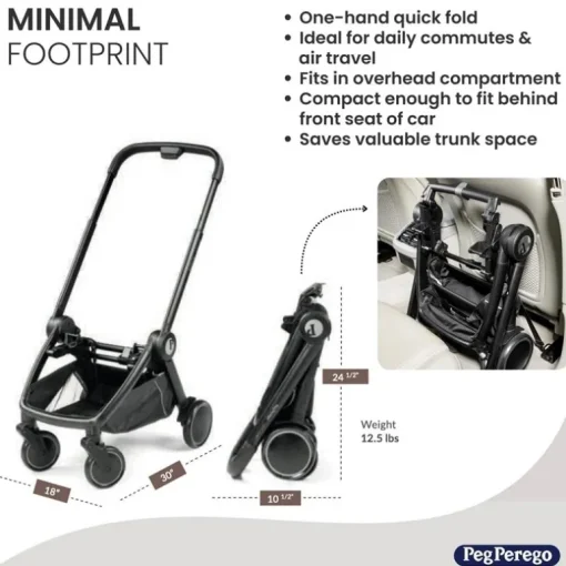 Peg Perego - City Loop Infant Car Seat & Stroller Combo with Primo Viaggio 4-35 Urban Mobility Infant Car Seat
