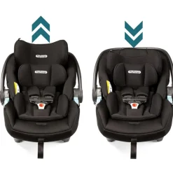 Peg Perego - Primo Viaggio 4-35 Lounge on wheels Infant Car Seat, True Black