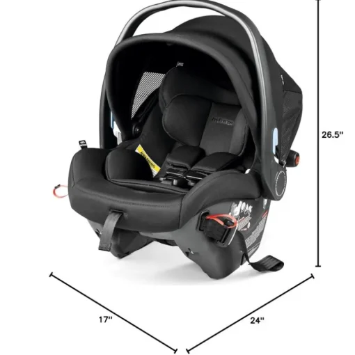 Peg Perego - Primo Viaggio 4-35 Urban Mobility-Baseless Infant Car Seat with Latch-True Black