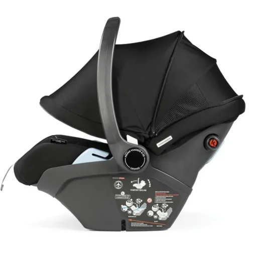 Peg Perego - Primo Viaggio 4-35 Lounge on wheels Infant Car Seat, True Black