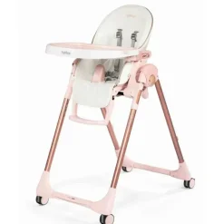 Peg-Perego - Cadeira alta Prima Pappa Zero 3, Mon Amour (Rose Gold)