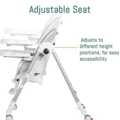 Peg-Perego - Prima Pappa Zero 3 High Chair, Linear Grey