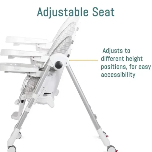 Peg-Perego - Prima Pappa Zero 3 High Chair, Linear Grey