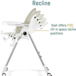 Peg-Perego - Prima Pappa Zero 3 High Chair, Linear Grey