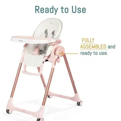 Peg-Perego - Prima Pappa Zero 3 High Chair, Linear Grey