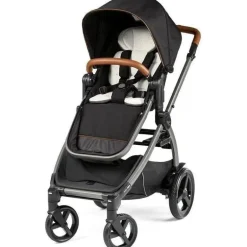 Peg-Perego Agio Baby Stage Pad Wedge Newborn feito de tecido branco Tencel ®
