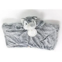 Pelúcia Piccolo Bambino Cuddle Pal Wolf, cinza/branco