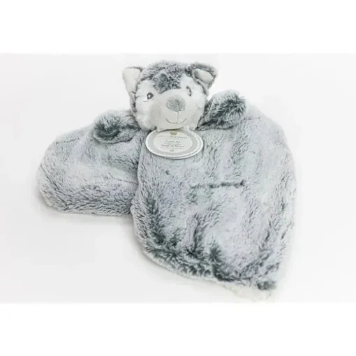Pelúcia Piccolo Bambino Cuddle Pal Wolf, cinza/branco