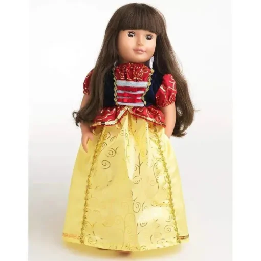 Pequenas Aventuras - Vestido de Boneca Branca de Neve