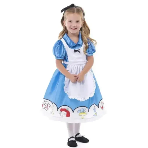 Pequenas Aventuras Alice com Fantasia de Faixa na Cabeça