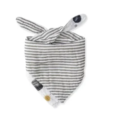 Pequeno unicórnio - babador bandana reversível de musselina de algodão, planetário