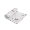 Pequeno unicórnio - Swaddle de musselina de algodão simples, Oh Deer