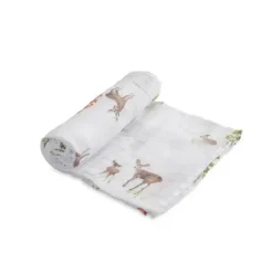 Pequeno unicórnio - Swaddle de musselina de algodão simples, Oh Deer