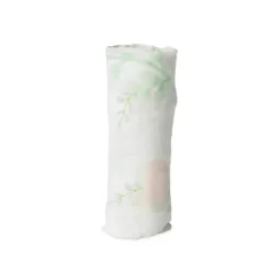 Pequeno Unicórnio - Swaddle Deluxe Musselina Simples, Peônia Rosa
