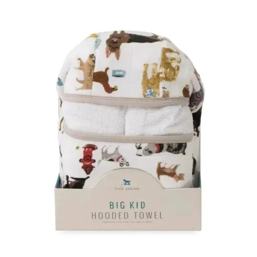 Pequeno Unicórnio - Toalha de Algodão com Capuz Big Kid, Woof