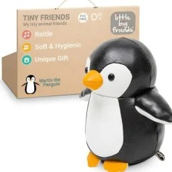 Pequenos grandes amigos - pequenos amigos, brinquedo de chocalho, bicho de pelúcia especial, Martin, o pinguim