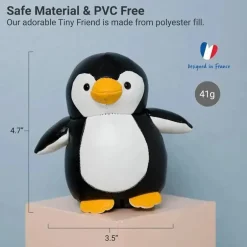 Pequenos grandes amigos - pequenos amigos, brinquedo de chocalho, bicho de pelúcia especial, Martin, o pinguim