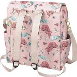 Petúnia - Bolsa de fraldas tipo mochila quadrada, Pequena Sereia