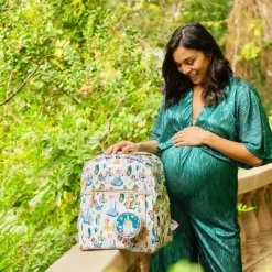 Petúnia - Mochila de fraldas para bebês com provisões 2 em 1 - Disney Princess Courage &amp; Kindness