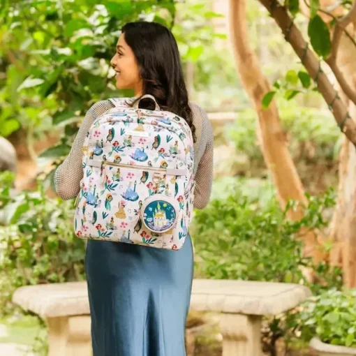 Petúnia - Mochila de fraldas para bebês com provisões 2 em 1 - Disney Princess Courage &amp; Kindness