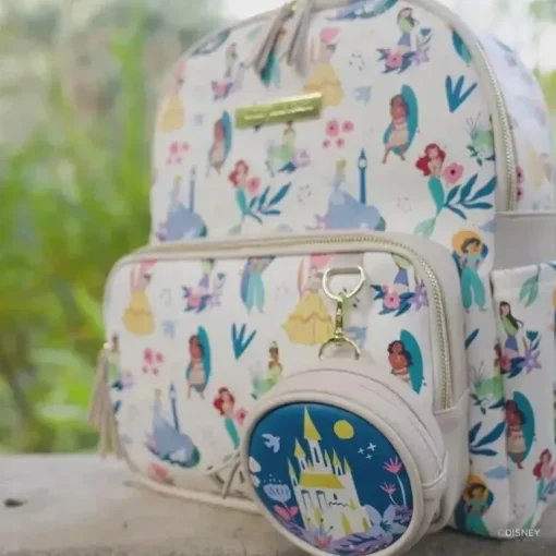 Petúnia - Mochila de fraldas para bebês District - Disney Princess Courage &amp; Kindness