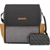 Petunia - Bolsa de Fraldas Boxy Backpack, Camelo/Grafite