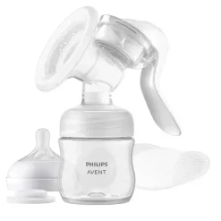 Philips AVENT - Bomba tira leite manual, transparente