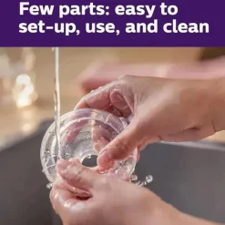 Philips AVENT - Bomba tira leite manual, transparente