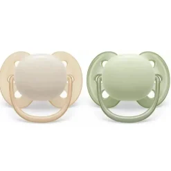 Phillips Avent - Chupeta Ultra Suave 2Pk, 0/6M, Cores Misturadas
