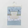 Piccolo Bambino - 3Pk Flannel Receiving Blankets Blue