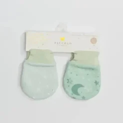 Piccolo Bambino - 2Pk Jersey Scratch Mitts Green