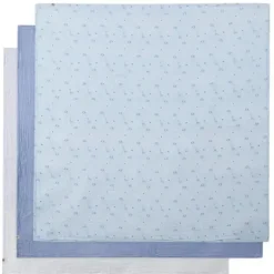 Piccolo Bambino - 3Pk Muslin Swaddles In Gift Box Blue