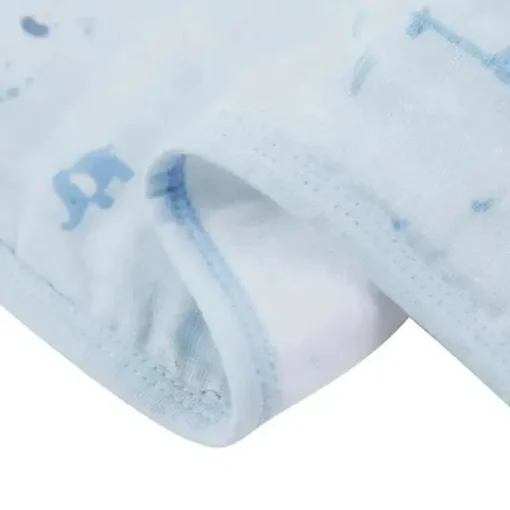 Piccolo Bambino - 3Pk Muslin Burp Cloth In Gift Box Blue