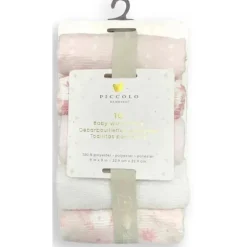 Piccolo Bambino - 10Pk Washcloth Set Pink