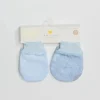 Piccolo Bambino - 2Pks Jersey Scratch Mitts Blue