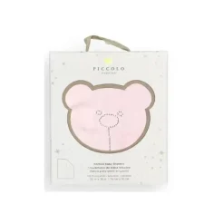 Piccolo Bambino - Pointelle Signature Stroller Blanket With Gift Box Pink