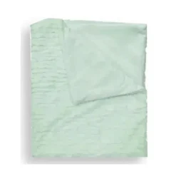 Piccolo Bambino - Textured Faux Fur Stroller Blanket On Wooden Hanger Green