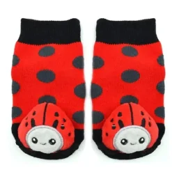 Piero Liventi - Meias de chocalho Baby Ladybug Boogie Toes