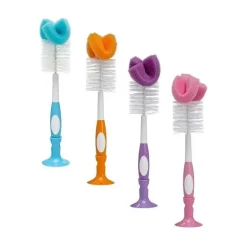 Pincel para mamadeira Dr. Brown Natural Flow, cores podem variar, pacote com 1