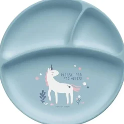Placas de sucção Stephen Joseph 100% silicone para bebês, unicórnio