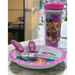 Playtex - Copos de bico para patrulha canina Baby Sipsters Stage 4, à prova de derramamento, à prova de vazamento, à prova de quebra, rosa, 12 onças, 1 contagem
