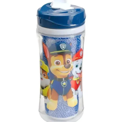 Playtex - Copos de bico para patrulha canina Baby Sipsters Stage 4, à prova de derramamento, à prova de vazamento, à prova de quebra, azul, 12 onças, 1 contagem