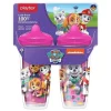 Playtex - Sipsters Stage 3 Paw Patrol Copo à prova de derramamento, à prova de vazamento e à prova de quebra para meninas, 9 onças, pacote de 2