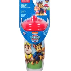 Playtex - Sipsters Stage 3 Paw Patrol à prova de derramamento, à prova de vazamentos e à prova de quebra, copo com bico para meninos, 9 onças, vermelho