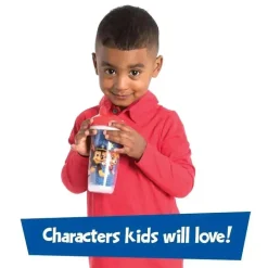 Playtex - Sipsters Stage 3 Paw Patrol Copo à prova de derramamento, à prova de vazamentos e à prova de quebra para meninos, 9 onças, pacote com 2, vermelho